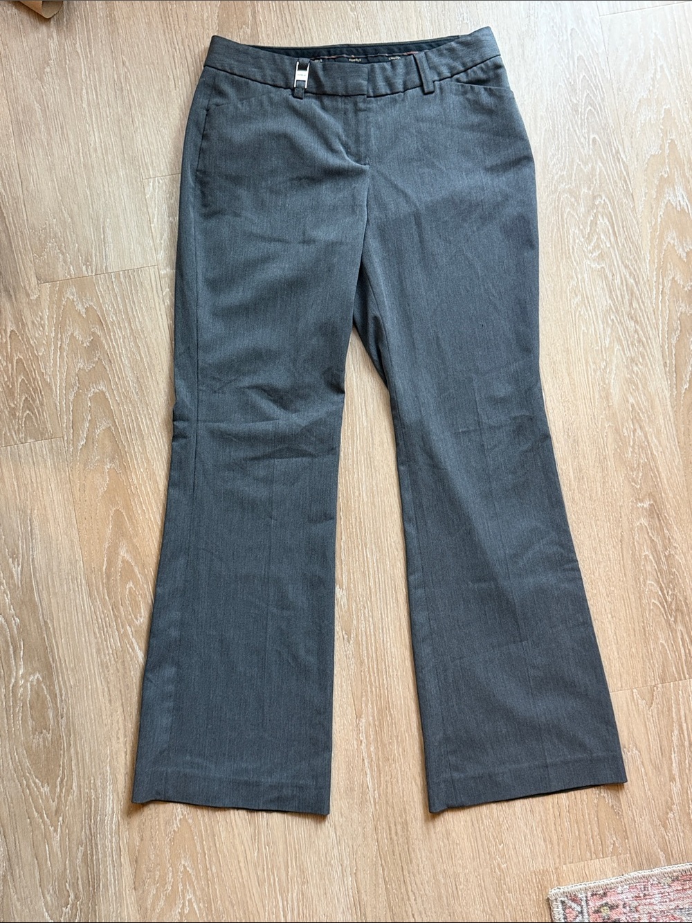 Y2K Low-Rise Express Editor Pant in Gray